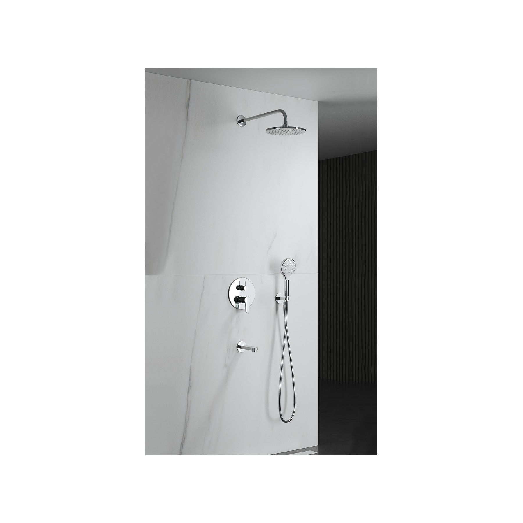 Lento Elegant Concealed Shower Faucet Set